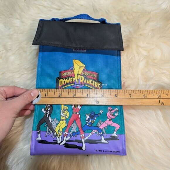 Mighty Morphin Power Rangers 1994 Saban Soft Lunch Bag - Picture 8 of 9